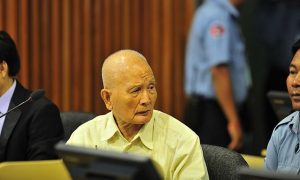 Condenaron por genocidio a Nuon Chea durante una Sala de Primera Instancia de los Tribunales de Camboya