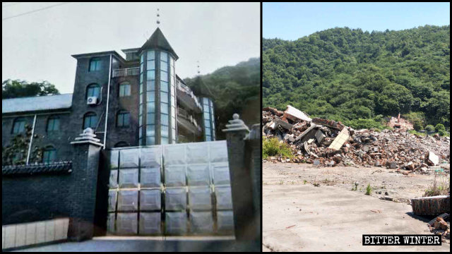 El 12 de mayo se demolió una iglesia de las Tres Autonomías que se hallaba emplazada en Hangzhou.