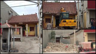 Templos demolidos por la fuerza a lo largo de toda la provincia de Henán (Video)