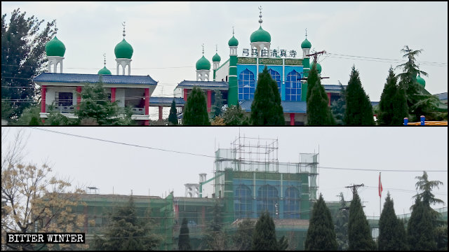 La mezquita de Gongmazhuang rectificada.