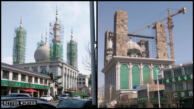 La mezquita de Tiejia y la mezquita de Baijiazhuang están siendo rectificadas.