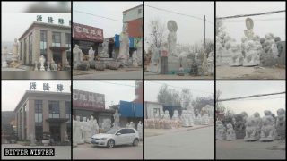 Se reprime a los fabricantes de estatuas budistas
