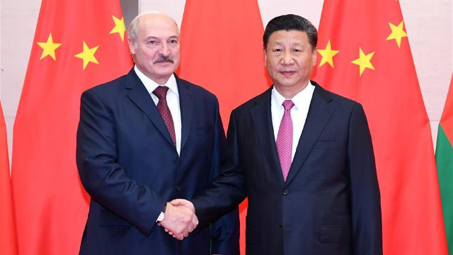 Xi Jinping y bielorruso Lukashenko