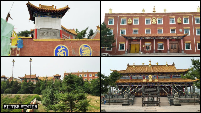 Las apariencias originales del Templo de Fuyun.