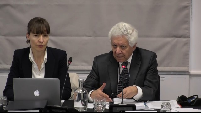 Sr. Hamid Sabi, abogado internacional y consejero del Tribunal