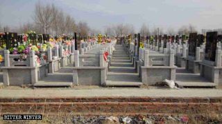 Cementerio donde los creyentes católicos se reunían para celebrar misas.