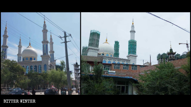 La Gran Mezquita de Mochuan emplazada en el poblado de Hanji del condado de Linxia ha sido "sinizada".