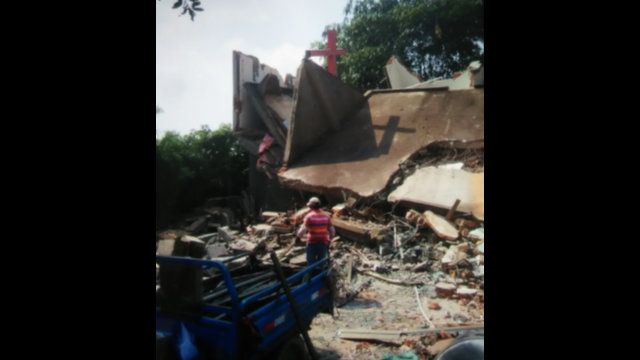 Un lugar de reunión perteneciente a la Iglesia Cristiana de Chengmen situado en la calle Hudi del poblado de Chengmen también fue demolido.