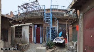 Sitio de la Sinagoga de Kaifeng situado en el callejón (hutong) Jiaojing sur.