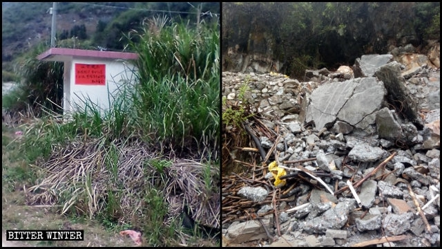 Un lugar perteneciente a una iglesia doméstica emplazado en Heyuan fue demolido por la fuerza.